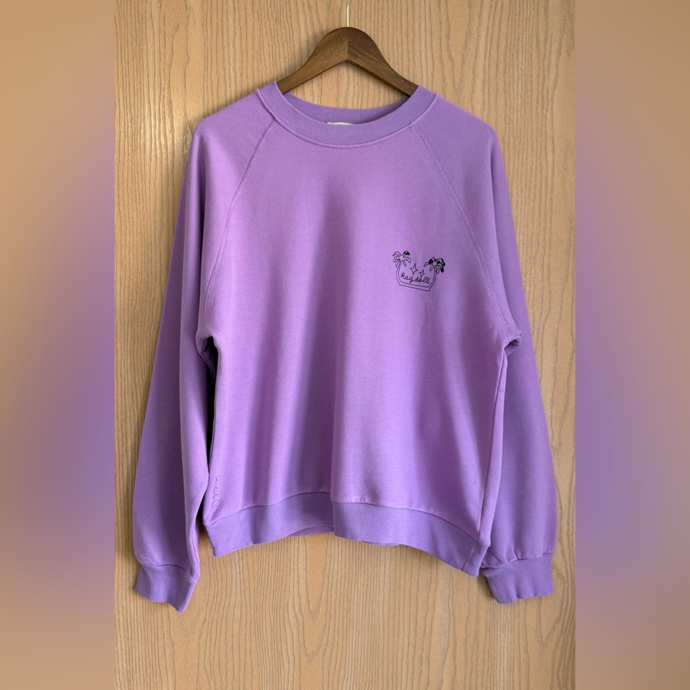 Ragdoll LA | Women’s Large | Lavender Long Sleeved Cozy Sweatshirt | EUC